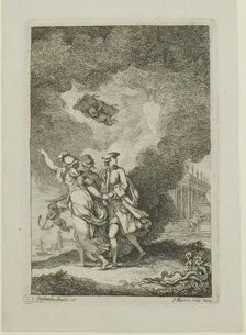 Plate from, Nella Venuta, 1764. Creator: Franz Edmund Weirotter