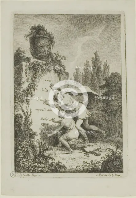 Plate from, Nella Venuta, 1764. Creator: Franz Edmund Weirotter.