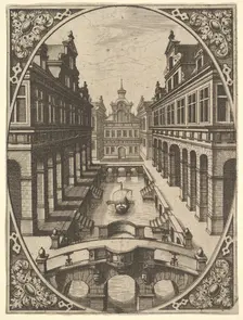 Plate from "Scenographiae...", ca. 1560. Creator: Johannes van Doetecum I
