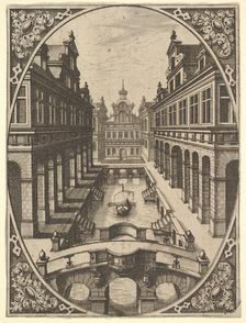 Plate from "Scenographiae...", ca. 1560. Creator: Johannes van Doetecum I