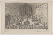 Plate G: Election and Coronation of Emperor Maximilian II, 1612., 1612. Creator: Anon