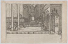 Plate H: Election and Coronation of Emperor Maximilian II, 1612., 1612. Creator: Anon