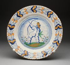 Plate, Haarlem, Mid 17th century. Creator: Unknown