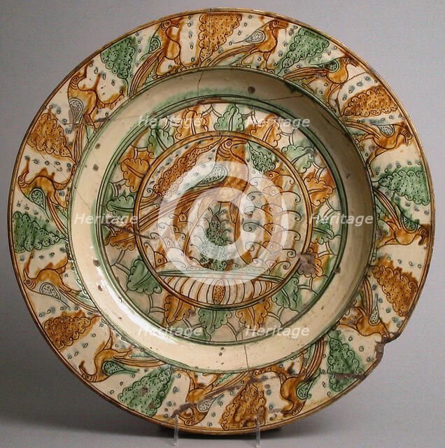 Plate, Italian, 15th century. Creator: Unknown.
