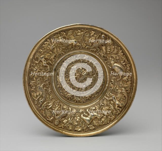 Plate, Italian or Portuguese, ca. 1500-1525. Creator: Unknown.