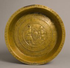 Plate, Joshua and Kaleb, German, ca. 1500. Creator: Unknown