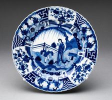 Plate, Jingdezhen, c. 1700. Creator: Jingdezhen Porcelain