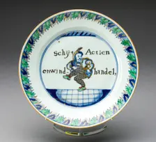 Plate, Jingdezhen, c. 1721/25. Creator: Jingdezhen Porcelain