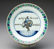 Plate, Jingdezhen, c. 1721/25. Creator: Jingdezhen Porcelain