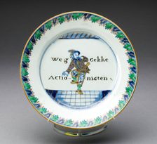Plate, Jingdezhen, c. 1721/25. Creator: Jingdezhen Porcelain