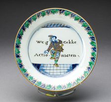 Plate, Jingdezhen, c. 1721/25. Creator: Jingdezhen Porcelain