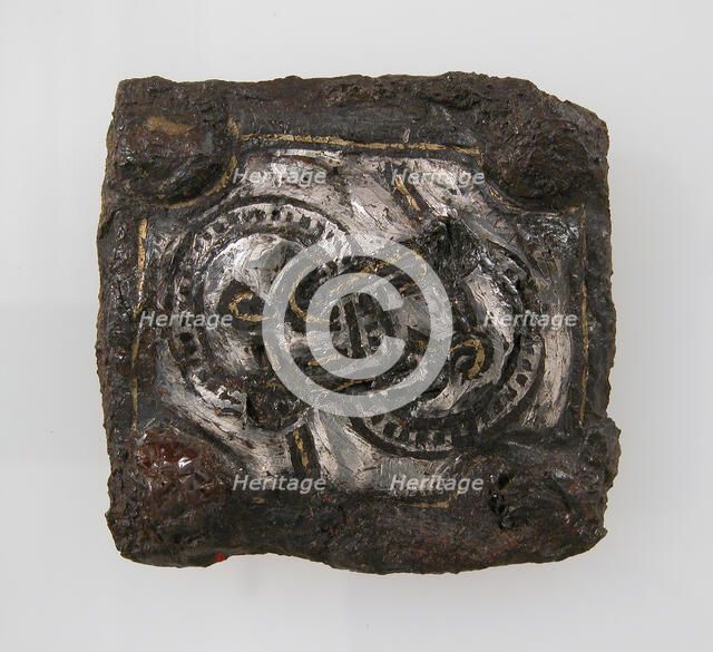 Plate of a Belt Buckle, Frankish, 6th-7th century. Creator: Unknown.