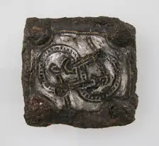 Plate of a Belt Buckle, Frankish, 6th-7th century. Creator: Unknown
