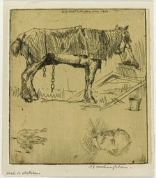 Plate of Sketches, 1902. Creator: Donald Shaw MacLaughlan