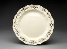 Plate, Leeds, 1780/90. Creator: Unknown