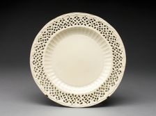 Plate, Leeds, 1780/90. Creator: Unknown