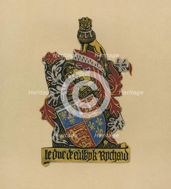 'Plate LXXXIII - Sir Richard Plantagenet, Duke of York, K.G. 1475-1483', 1872. Artist: Unknown.