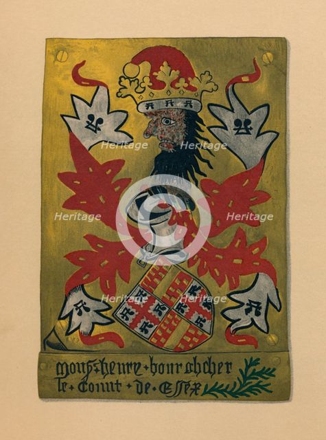 'Plate LXI - Sir Henry Bourchier, Lord Bourchier, Count of EU, and Earl of Essex, KG', 1872. Artist: Unknown.