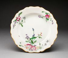 Plate, Marseille, c. 1770. Creator: Veuve Perrin Manufactory