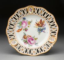 Plate, Meissen, 1780/1800. Creator: Meissen Porcelain