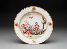 Plate, Meissen, c. 1740. Creator: Meissen Porcelain