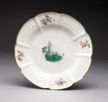 Plate, Meissen, c. 1745. Creator: Meissen Porcelain