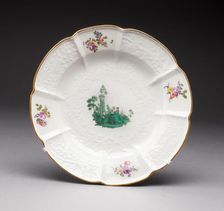 Plate, Meissen, c. 1745. Creator: Meissen Porcelain