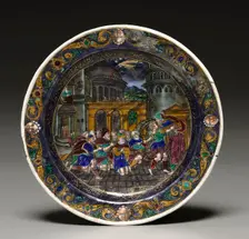 Plate, mid-late-1500s. Creator: Jean II de Court (French, bef 1583); Jean Courtois (French), or