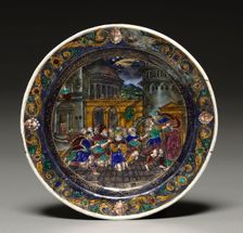 Plate, mid-late-1500s. Creator: Jean II de Court (French, bef 1583); Jean Courtois (French), or
