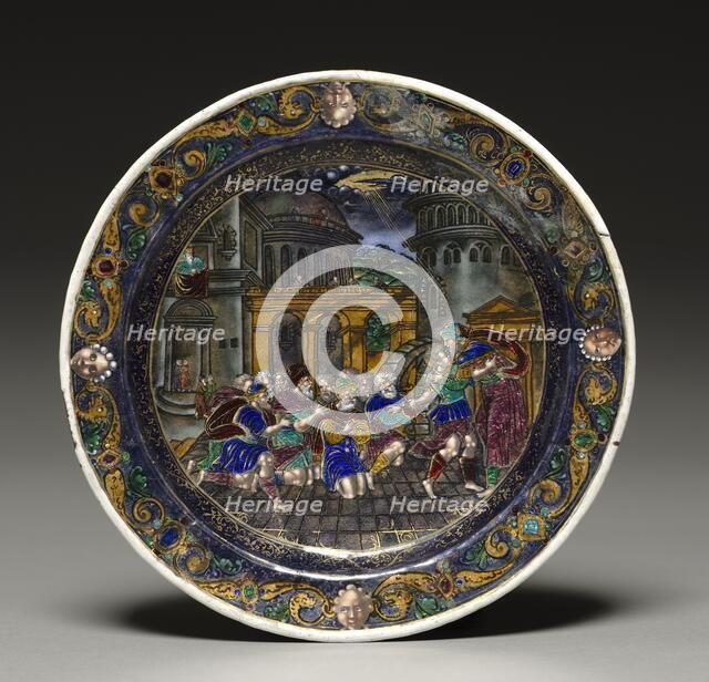 Plate, mid-late-1500s. Creator: Jean II de Court (French, bef 1583); Jean Courtois (French), or.