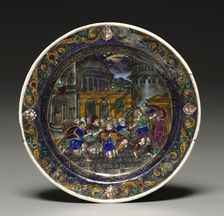 Plate, mid-late-1500s. Creator: Jean II de Court (French, bef 1583); Jean Courtois (French), or