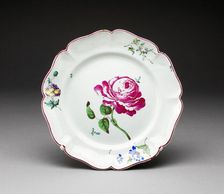 Plate, Niderviller, c. 1770. Creator: Niderviller Porcelain Factory