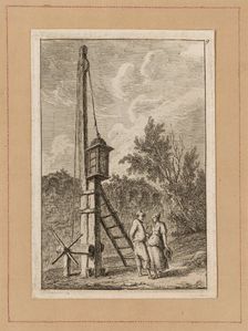 Plate Nine from Evenings in Rome, 1763/64. Creator: Hubert Robert