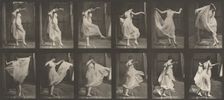 Plate Number 188. Dancing (fancy), 1887. Creator: Eadweard J Muybridge
