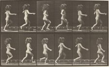Plate Number 469. Child running, 1887. Creator: Eadweard J Muybridge