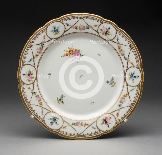 Plate, Nyon, c. 1780. Creator: Unknown.