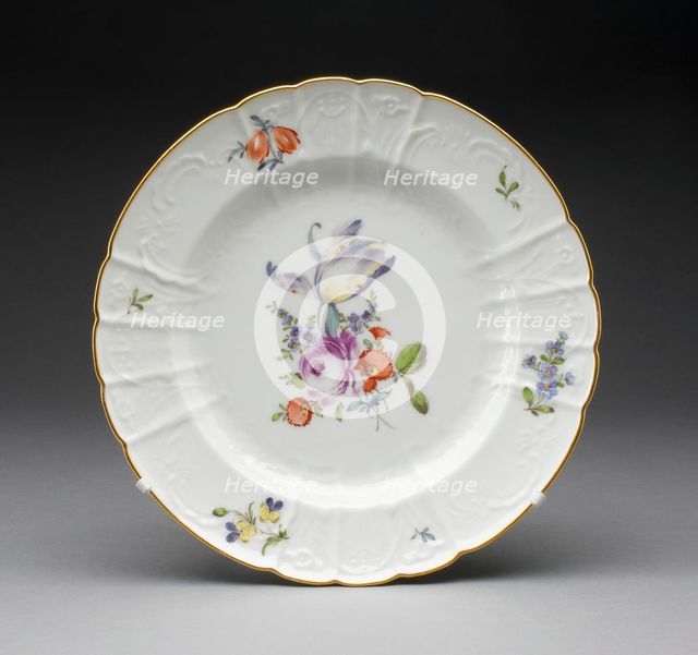 Plate, Saint Petersburg, 1796/1801. Creator: Russian Imperial Porcelain Factory.