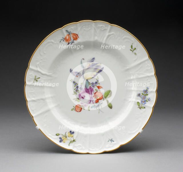 Plate, Saint Petersburg, 1796/1801. Creator: Russian Imperial Porcelain Factory.