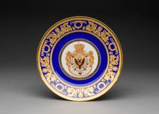 Plate, Saint Petersburg, 1855/81. Creator: Russian Imperial Porcelain Factory