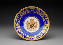 Plate, Saint Petersburg, 1855/81. Creator: Russian Imperial Porcelain Factory