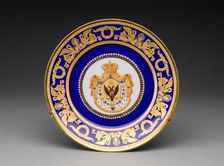 Plate, Saint Petersburg, 1855/81. Creator: Russian Imperial Porcelain Factory