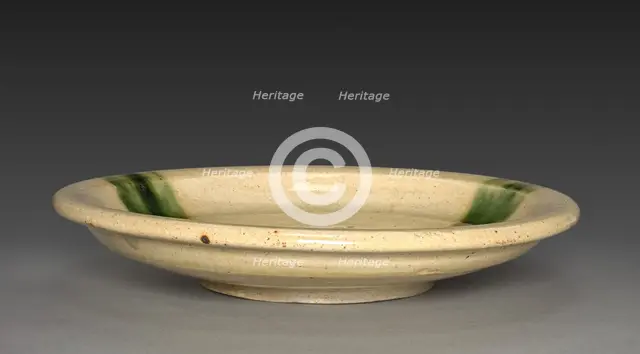 Plate: Seto Ware, 18th-19th century. Creator: Unknown.