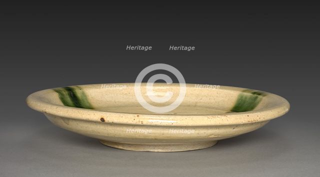 Plate: Seto Ware, 18th-19th century. Creator: Unknown.