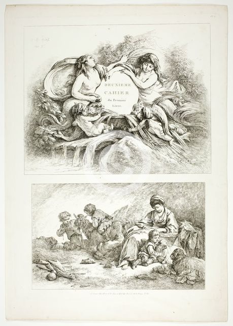 Plate Seven of 38, from Oeuvres de J. B. Huet, 1796–99. Creator: Jean Baptiste Marie Huet.