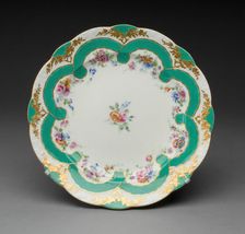 Plate, Sèvres, 1758/59. Creator: Sèvres Porcelain Manufactory