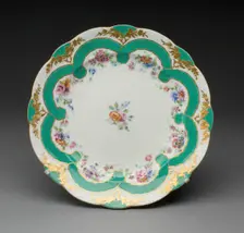Plate, Sèvres, 1758/59. Creator: Sèvres Porcelain Manufactory