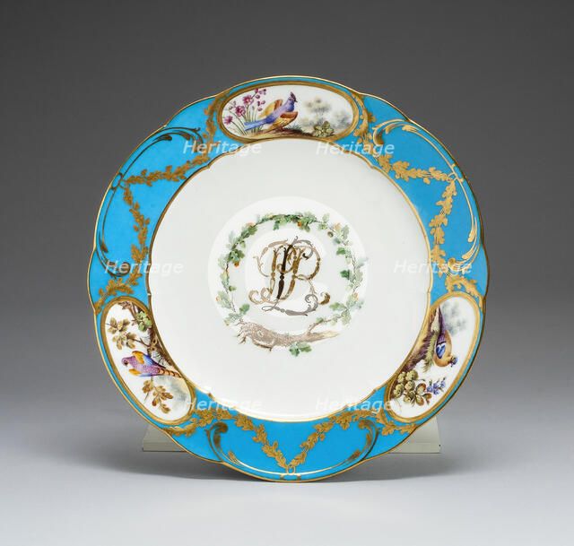 Plate, Sèvres, 1771/72. Creator: Sèvres Porcelain Manufactory.