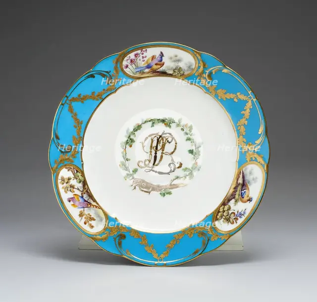 Plate, Sèvres, 1771/72. Creator: Sèvres Porcelain Manufactory.