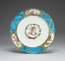 Plate, Sèvres, 1771/72. Creator: Sèvres Porcelain Manufactory