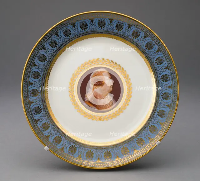 Plate, Sèvres, 1831. Creator: Sèvres Porcelain Manufactory.